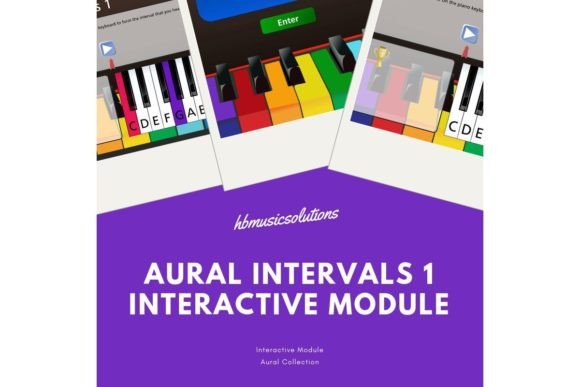 Download Aural Intervals 1 Interactive Module - Premium Resources